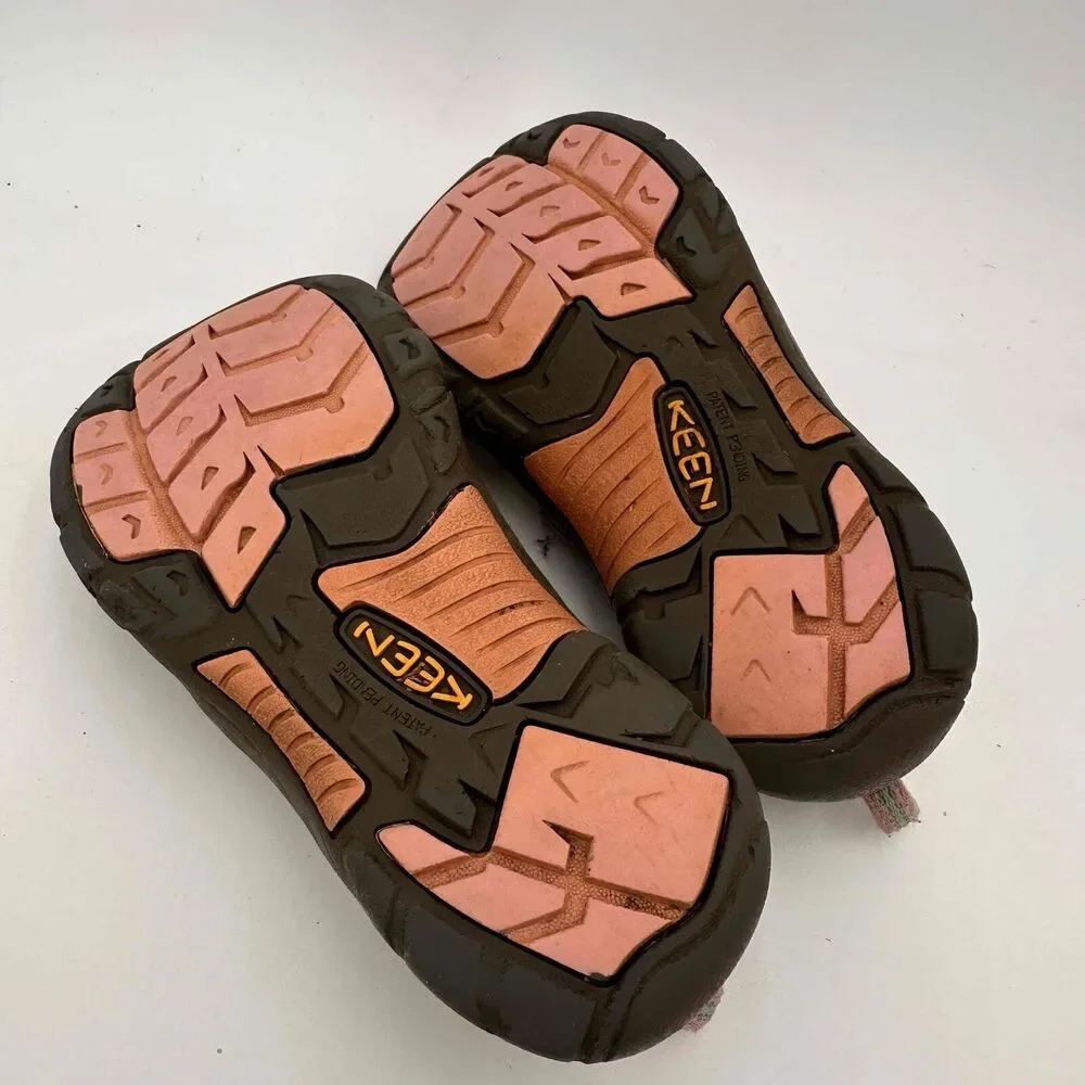 KEEN Pink Striped Newport H2 Girls Sandals Size US 2